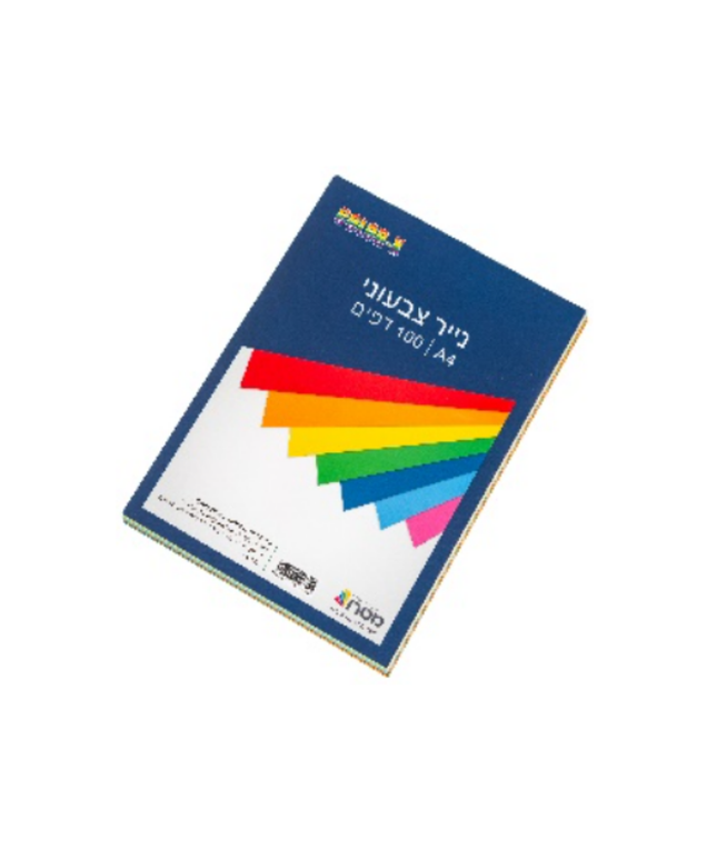 חוצץ נייר צבעוני בגודל A4 - (ארוז 100), קרטון (30)