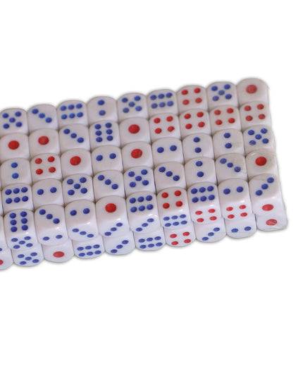 קוביות משחק - 12 מ"מ, 100 יח'