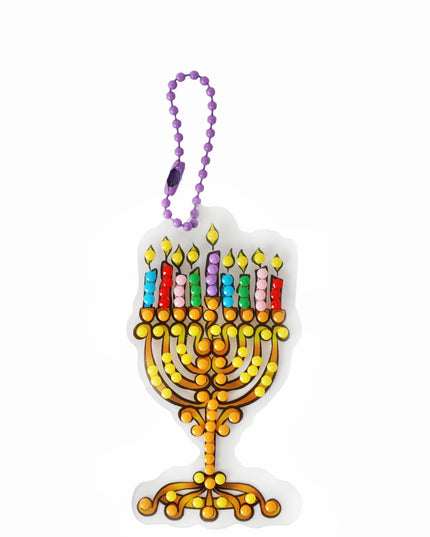 קיט יהלומים לחנוכה - חנוכיה