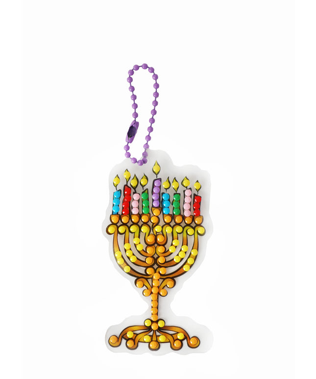 קיט יהלומים לחנוכה - חנוכיה