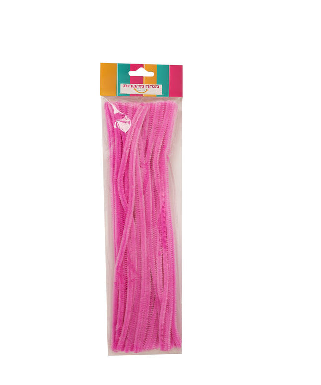 מנקה מקטרות ורוד - 50 יח'