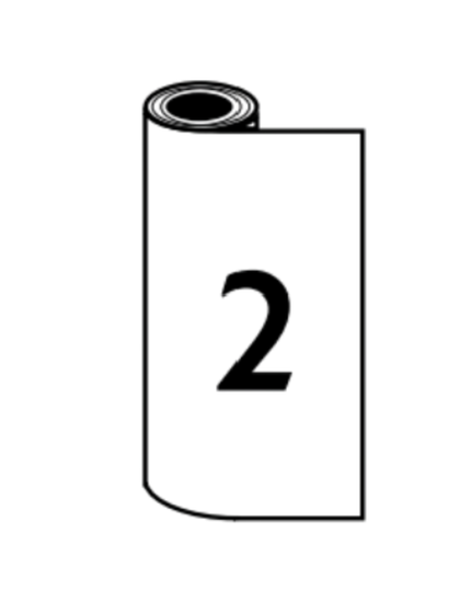 טפט שקוף - 2 מ'