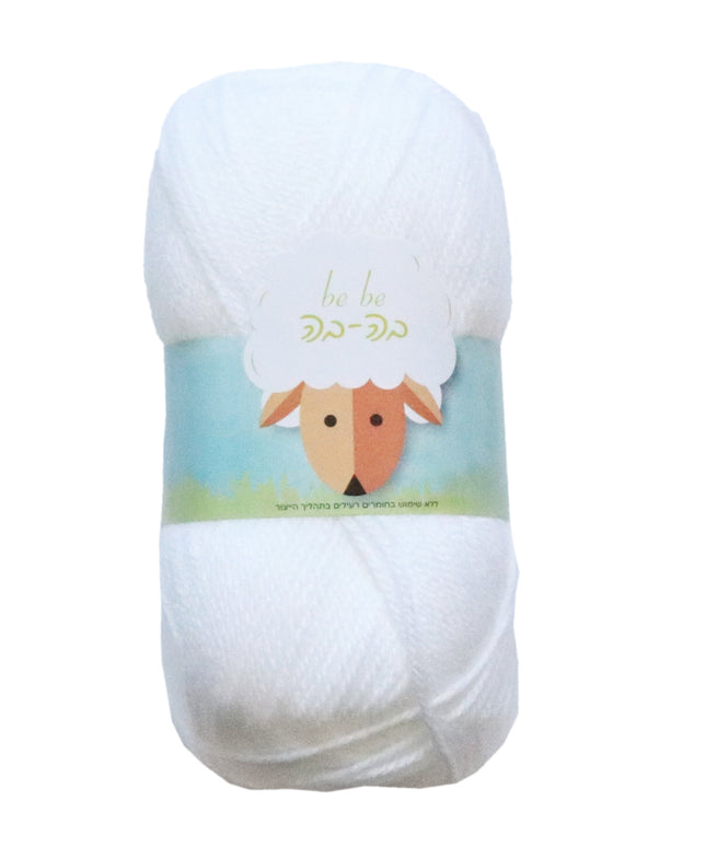 חוט בהבה לבן 100 גרם