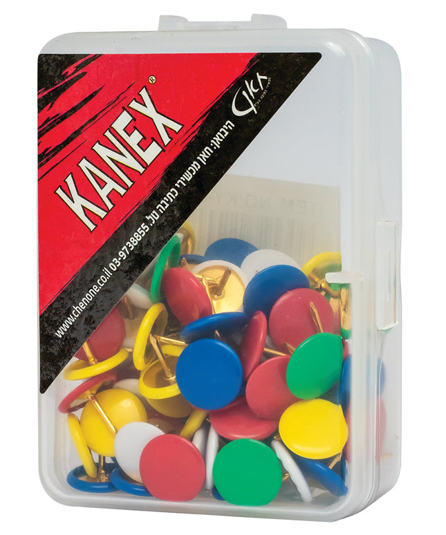 נעצים צבעוני 100 בקופ' מצופה (24)
