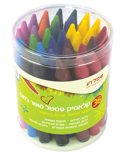 מארז 36 צבעי פסטל