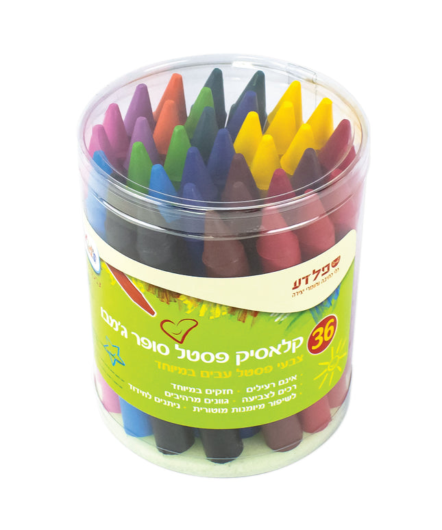מארז 36 צבעי פסטל